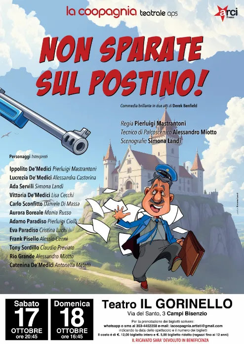 “Non Sparate sul Postino”: a Campi Bisenzio con La Coopagnia Teatrale